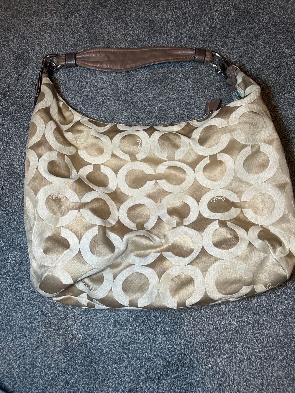 Coach Kristin medium-to-large hobo-style handba brown